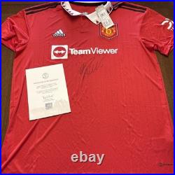 Cristiano Ronaldo Signed Manchester United Shirt with club COA
