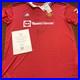 Cristiano Ronaldo Signed Manchester United Shirt with club COA