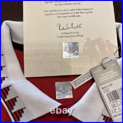 Cristiano Ronaldo Signed Manchester United Shirt with club COA