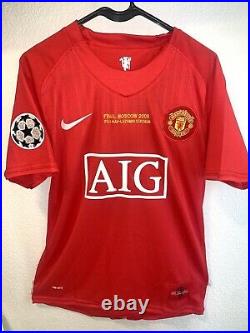 Cristiano Ronaldo Signed Nike Manchester United Jersey Authenticated With COA