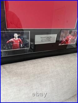 Cristiano Ronaldo Signed and Framed Manchester United Shirt Beckett Witnessed QR