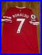 Cristiano Ronaldo hand signed Manchester United Home Shirt With Coa Included