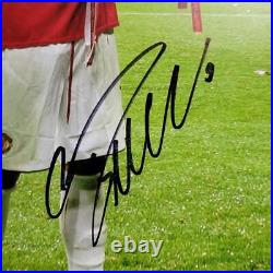 Cristiano Ronaldo signed Manchester United 12x16 photo autograph Beckett BAS