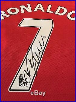 Cristiano Ronaldo signed Manchester United 2008 Champions Shirt