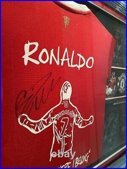 Cristiano Ronaldo signed Manchester United Shirt