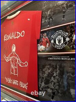 Cristiano Ronaldo signed Manchester United Shirt