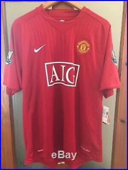 Cristiano Ronaldo signed Manchester United Shirt and Certificate of Authenticity