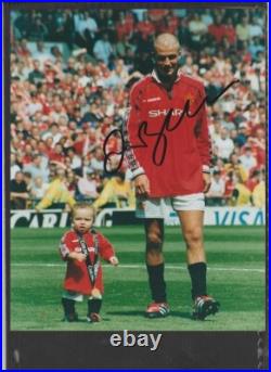 DAVID BECKHAM SIGNED MANCHESTER UNITED 10 x 8 PREMIER LEAGUE WINNERS PHOTO DAVID BECKHAM SIGNED MANCHESTER UNITED 10 x 8 PREMIER LEAGUE WINNERS PHOTO