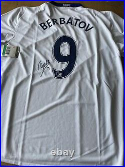 DIMITAR BERBATOV Signed Manchester United Man Utd 2008/09 Shirt Bnwt Size XL