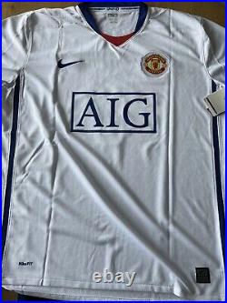 DIMITAR BERBATOV Signed Manchester United Man Utd 2008/09 Shirt Bnwt Size XL