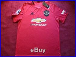 Daniel James Manchester United Signed Home 2019/20 Shirt Jersey Photo Proof