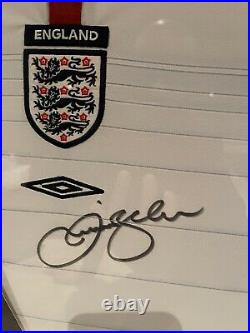 David Beckham Signed Autographed England Shirt Official RARE Manchester United