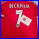 David Beckham Signed Manchester United 2014/15 Footbsll Shirt With COA Auto