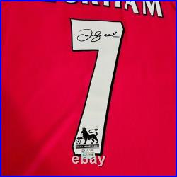 David Beckham Signed Manchester United 2014/15 Footbsll Shirt With COA Auto