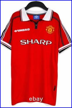 David Beckham Signed Manchester United Jersey Autographed Shirt COA GCOA