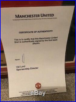 David Beckham Signed Manchester United Jersey with COA