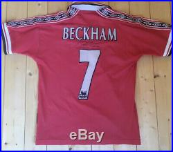 David Beckham Signed Manchester United Shirt (read description before bidding)