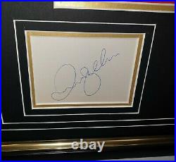 David Beckham of Manchester United Signed Display with SHIRT Jersey Autographed