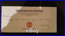 David Beckham signed autographed Manchester United club home shirt 1999-2000