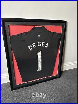 David De Gea Manchester United Signed Frames Shirt