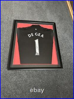 David De Gea Manchester United Signed Frames Shirt