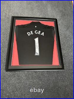 David De Gea Manchester United Signed Frames Shirt