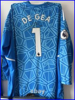 David De Gea Manchester United Signed Goalkeeper Shirt