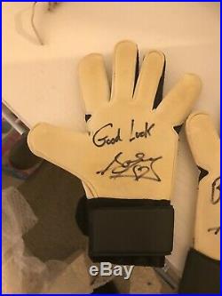 David De Gea Match Worn Signed Gloves