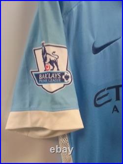 David Silva Signed Manchester City Shirt