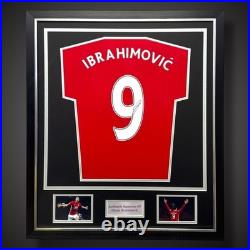 Deluxe Framed Zlatan Ibrahimovic Signed Manchester United Football Shirt £499 Deluxe Framed Zlatan Ibrahimovic Signed Manchester United Football Shirt £499