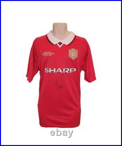 Denis Irwin Signed Manchester United 1999 Champions League Final Shirt