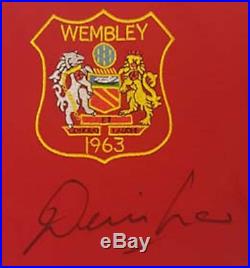 Denis Law 1963 FA Cup Final Hand Signed Manchester United Shirt