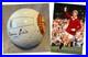 Denis Law Signed Manchester United Leather Football