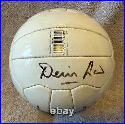 Denis Law Signed Manchester United Leather Football
