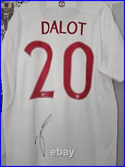 Diago Dalot Manchester United Signed Shirt Comes With COA