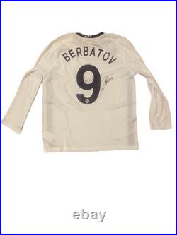 Dimitar Berbatov Signed Manchester United Away Shirt 2009 wth Authentication