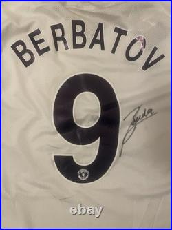 Dimitar Berbatov Signed Manchester United Away Shirt 2009 wth Authentication