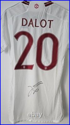 Diogo Dalot Hand Signed Manchester United Shirt