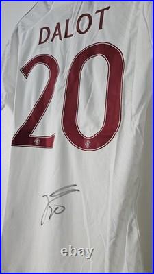 Diogo Dalot Hand Signed Manchester United Shirt