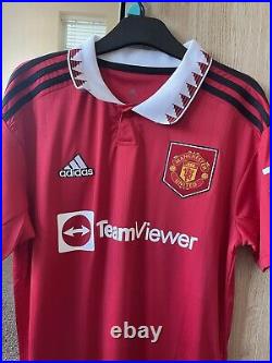 Diogo Dalot Signed Manchester United Shirt Comes With COA and Photo Proof