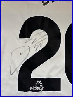 Diogo Dalot Signed Manchester United Shirt Old Trafford Genuine Portugal Diogo Dalot Signed Manchester United Shirt Old Trafford Genuine Portugal