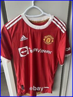 Donny Van De Beek Signed Manchester United Jersey Shirt Holland Premiership Adid