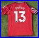 Dorgu signed Manchester United 25/26 Home shirt