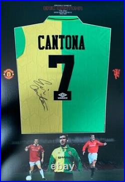 ERIC CANTONA hand signed Manchester United FC shirt