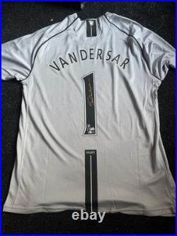Edwin Van Der Sar Signed Manchester United Shirt With COA