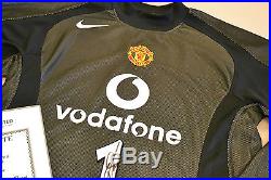 Edwin van der Sar Signed Manchester United 05/06 GK Shirt Autograph Man Utd COA