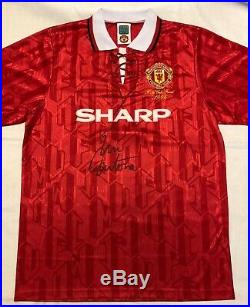 Eric Cantona 1994 FA Cup Final Signed Manchester United Shirt + COA