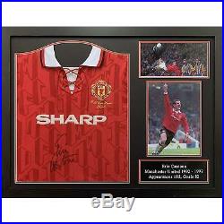 Eric Cantona Autographed Manchester United Framed And Signed 1994 Shirt