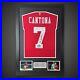 Eric Cantona Hand Signed And Framed Manchester United Shirt £275