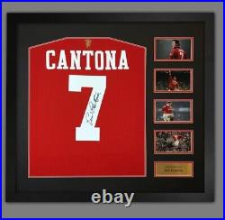 Eric Cantona Hand Signed And Framed Manchester United Shirt £299
